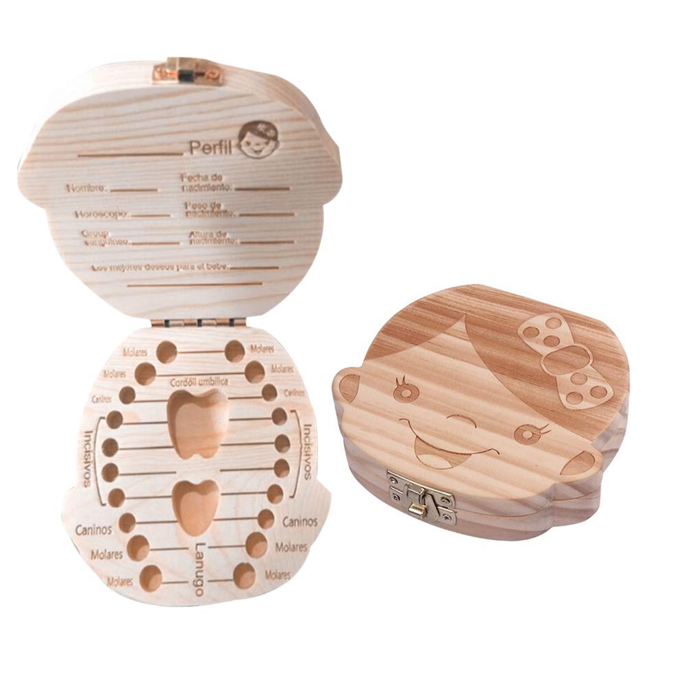 Zahn Box Andenken für Baby um die Kindheitserinnerung zu halten
