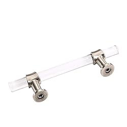 Peaha 100 Pack Acrylic Cabinet Pulls Kitchen