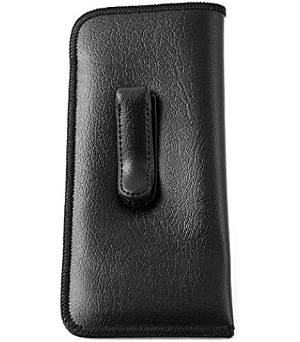 Slim Faux Leather Eyeglass Case Slip-In Design 2 Pack Pouch for Glasses Calabria Slim Faux Leather Eyeglass Case Soft Slip-In Design  main image 2