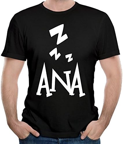 Angpingqu Mens Fashion T-Shirt Overwatch Ana Black 6XL