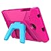LEDNICEKER Kids Case for Samsung Galaxy Tab E 8.0 inch - Light Weight Shock Proof Kids Friendly Foldable Kickstand Protective Case for Samsung Galaxy Tab E 8-inch Tablet - Magenta/Rose