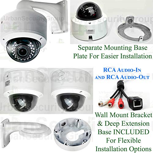 Urban Security Group (5) 5MP Dome IP PoE Cameras + (1) PoE Network