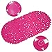 Artempo Non Slip Bath Mat Pink Bathtub Mat Baby Shower Mat for Kids, Children and Babies