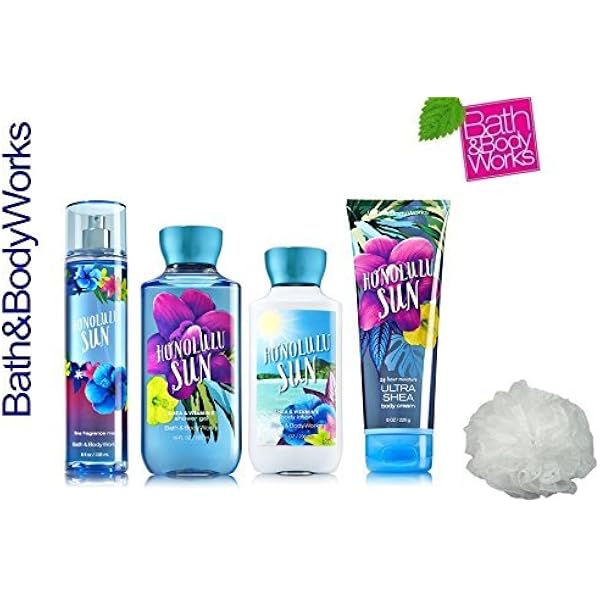 Amazon Com Bath Body Works Honolulu Sun Deluxe Gift Set Lotion