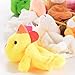 Acekid 12pcs Soft Plush Animal Finger Puppets Set Velvet Animal Style.