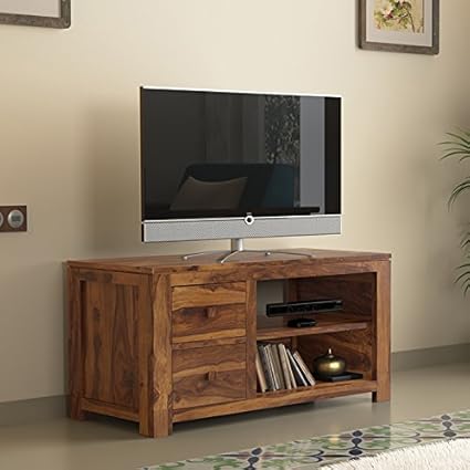 Urban Ladder Striado TV Unit (Teak)