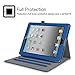 Fintie iPad 2/3/4 Case [Corner Protection] - [Multi-Angle Viewing] Folio Stand Smart Cover with Pocket, Auto Sleep / Wake for Apple iPad 2, iPad 3 & iPad 4th Gen Retina Display, Royal Blue
