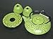 Happy Sales TS9-06Y CAST Iron Tea Set, One Size, Green