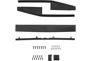 KUNCAIISH Tailgate Cap Molding Kit for 2015-2020 Ford F150, OE Style Step Spoiler Protector Tailgate Molding, Protector Cover