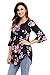 AlvaQ Womens Casual Ruffle Blouses Fashion 2017 Club Work Ladies Juniors Cute Cotton Loose Plus Size Tops Black 2XL