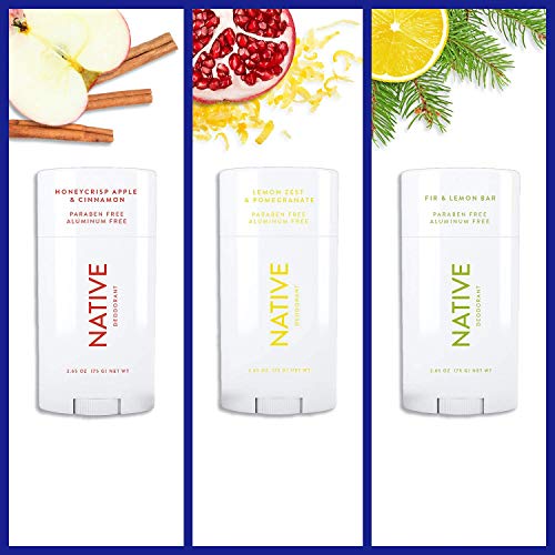 Native Deodorant Natural Deodorant for Women and Men 3 Pack