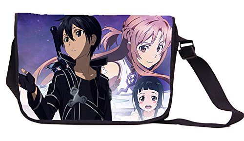 Siawasey Sword Art Online Anime Kirigaya Kirito Messenger Bag Backpack Shoulder Bag - Image 241