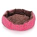 Masione Pet Bed Dog Puppy Cat Soft Cotton Fleece Warm Nest House Mat (Red)