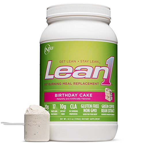 Nutrition 53 Lean1, Birthday Cake, Lactose Free Protein Powder, 23 Serving Tub, 3 lbs.