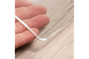 Narrow Window Sill Mat/Clear Protector Cover, Stain Resistant Non-Slip Bay Window Seat Cushion/Waterproof Maat for Plants, An