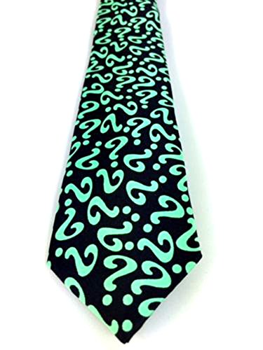 Riddler green question mark tie gotham