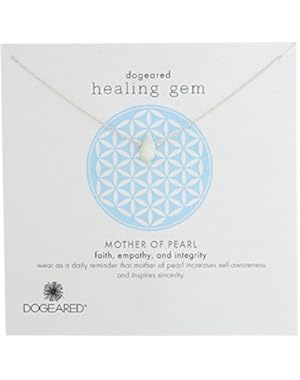 Lasting Healing Gems Mother-of-Pearl Pendant Necklace