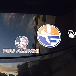 Florida Gators Pell Shield Logo Decal - 12x12 Inch Vinyl Sticker
