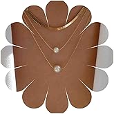 Iaceble Boho Layered Pearl Necklace Flat Herringbone Chain Necklace Floating Pearl Choker Necklace Gold Snake Bone Necklace Chain Jewelry for Women