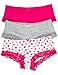 Body Embrace 6 Pack Women's Cotton Spandex Hipsters in Plus Sizes