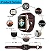 Smartwatch, Bluetooth Smart Watch and Cell Phone Watch with Card SIot Bluetooth Call\Camera\Music Player Watch Compatible for Android and iOS Phones Women and Men