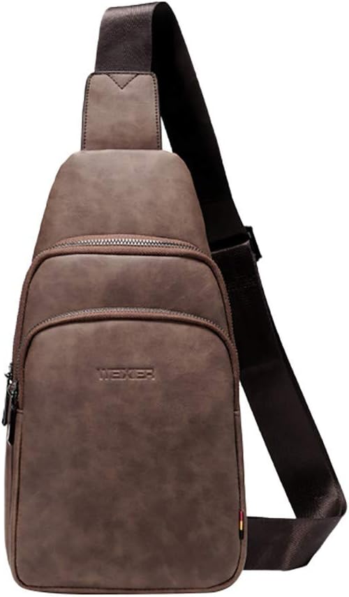 Outique Mens Outdoor Leisure Bag Chest Bag Outdoor Leisure Multi-Function Tide Sports Bag