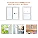 Sliding Door Lock for Baby Safety, Proof Child Pet Doors/Closets/Windows Lock, Childproof Your Home with No Screws or Drills - 4 Pack