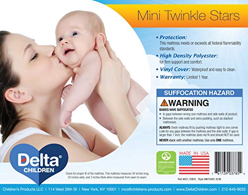 5 Delta+Children+Twinkle+Portable+Mattress