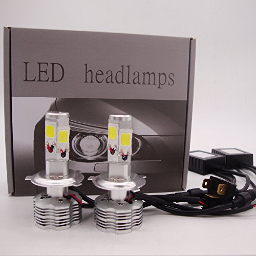 Buy High Power led headlight conversion kits car Bulbs H4 HB2 9003 w
