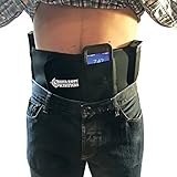 Belly Band Holster – ALWAYS PROTECT YOUR LOVED ONES AND NEVER WORRY ABOUT SAFTEY AND SECURITY AGAIN – Fits Snug And Soft Around The Waist – LUMBAR SUPPORT – by Trigger Happy Outfitters