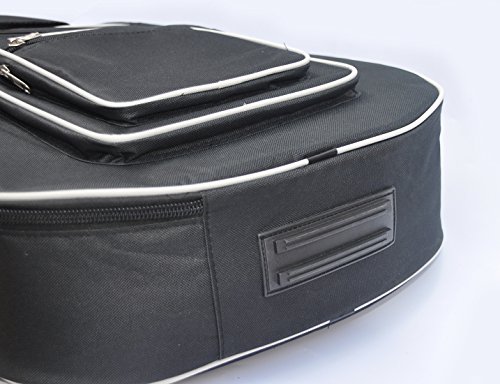 image for Tosnail 41 Inch Full Size Padded Acoustic Guitar Gig Bag with Backpack
