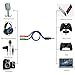 Hotyet 3.5mm Jack Cable Headset Adapter Kit Mutual Convertors for Laptop,Mac,PS4,Smartphone,Xbox One,Tablet Earphone with Headphone/Microphone Simultaneously Y Splitter Audio 2 Female to 1 Male