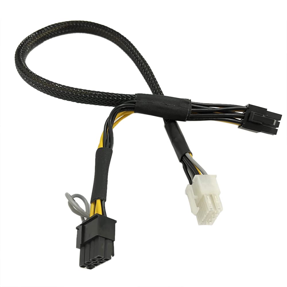Gintai Server Power Cable Replacement for Dell R720 R730 R7910 GPU Riser to GPGPU 8-pin to 8+6-pin 14-Pin 9H6FV 09H6FV 0N08NH J30DG