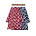 LOHOME Lady’s Raincoat, Women's Long Dot Style Waterproof Hooded Raincoat Clothing Rainwear Rain Jacket Quick Dry Beautiful Cute Wind Coat for Women Ladies Girls (Navy)