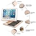 SENGBIRCH Compatible Keyboard case iPad 9.7 2018 - iPad 9.7 2017 - iPad Air 2/1 - iPad Pro 9.7 - 7 Color Backlit Keyboard - 360 Rotation - Auto Weak and Sleep - iPad keyboard case, (9.7, Gold)