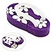 16GB USB Flash Drive with Flower Pattern Beach Sandal Shape (Dark Purple)