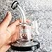 Kikunum Hand-Made Glass Crafts,Lenox Nightfall Vase,7 Inch Dual Water Percolator Glass Big Water