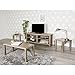 Walker Edison Furniture 3-Pack Wood Coffee Table Set, Driftwood