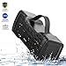 Portable Wireless Bluetooth Speakers 4.2 with Built in Subwoofer. Outdoor Speakers，24 Watts of Power- IPX5 Water Resistant- Rugged，Loud Stereo Sound, Rich Bass,Black