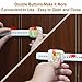 Child Safety Locks Baby Safety Locks Child Door Cabinets Latches for Drawer, Refrigerator, Toilet, Washing Machine, Trash Can and Etc Blue Green 2Pcs