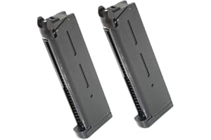 Airsoft Spare Parts Army 2pcs 27rd Mag Magazine for R26 1911 GBB Pistol Black