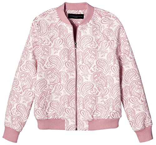 Victoria Beckham Women's Blush Floral Jacquard Bomber Jacket (1X)