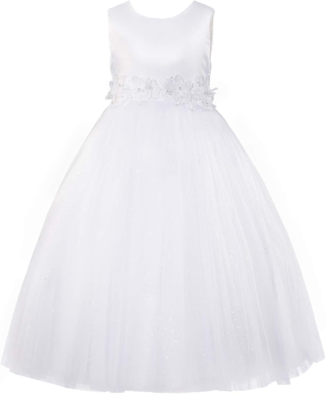 Princess Daliana Girl's Dress Special Occasion Tulle Lace Dress Flower Girl