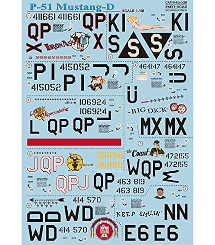 Décalcomanies Kits World KW148225 1/48 – Pour Accessoires De P-47C/D Thunderbolt