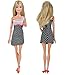 E-TING Handmade Clothes 4 pcs Beautiful Lace Doll Xmas Dresses for Barbie Fashionista Dolls