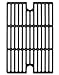 Music City Metals 67002 Matte Cast Iron Cooking Grid Replacement for Gas Grill Model Smoke Hollow 7000CGS, Set of 2