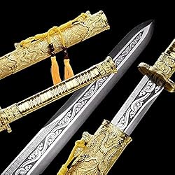 ZPGP Golden Dragon Sword Chinese Broadsword Kungfu