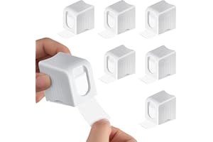 Maitys 6 Pcs Postage Stamp Dispenser for a Roll of 100 Stamps Lightweight Plastic Stamp Roll Holder for 100 Holder Organizer Forever Stamps Mailing Desk Table Home and Office Supplies(White)