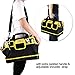 KATA 16 Inch Heavy Duty Tool Bag with Wide Mouth for Tool Storage and Organizer,Water Proof Base,Yellow