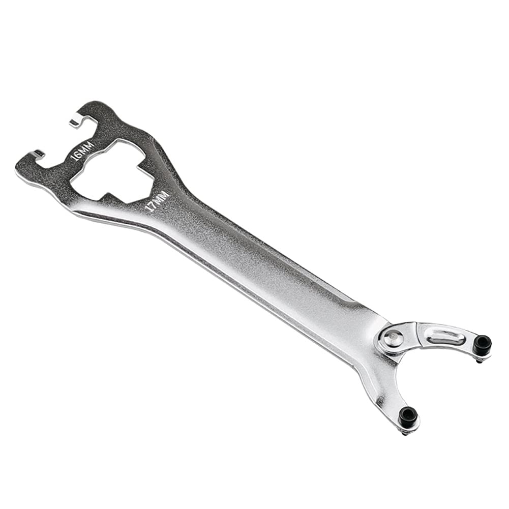 Elantoexis Bicycle Repair Wrench Road Bike Bottom Bracket Wrench Pedal Spanner Tool 16/17mm Bicycle Repair Tool Accessories